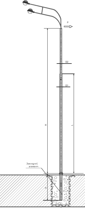 Опора силовая фланцевая трубчатая СФ-700-9,0-02-ц от компании ГЕН-СНАБ